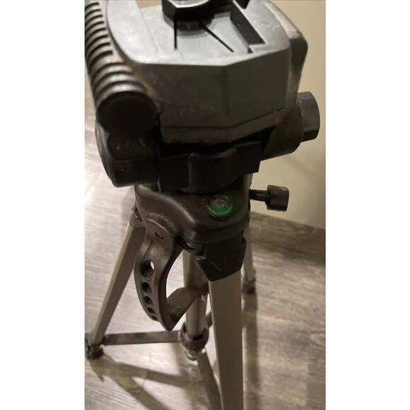 Ambico V-0551 Tri Pod Adjustable Height Flip Lock Lever Bubble Level Geared Pan - Picture 5 of 8